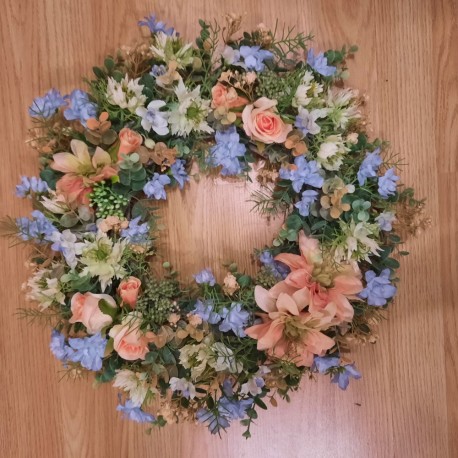 Peach Wreath